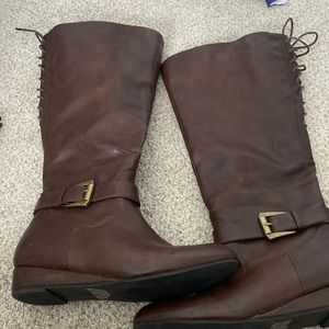 Woman’s below knee boots